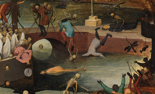 Detail from Dutch Renaissance artist Pieter Bruegel the Elder's painting, The Triumph of Death. From Wikipedia