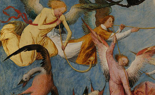 Detail from Dutch Renaissance artist Pieter Bruegel the Elder's painting, The Fall of the Rebel Angels. From Wikipedia