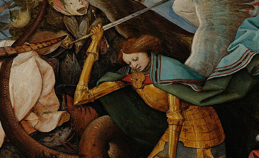 Detail from Dutch Renaissance artist Pieter Bruegel the Elder's painting, The Fall of the Rebel Angels. From Wikipedia